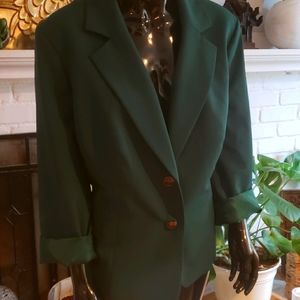 Jones Studio Emerald Green Blazer